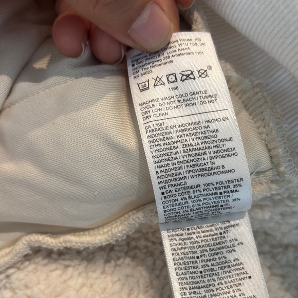 Athleta Ivory Tugga Sherpa Hoodie (SIZe XL - Picture 7 of 7